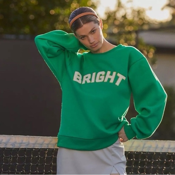 BEACH RIOT Bright Dawn Knit Lounge Sweatshirt - Picture 1 of 11